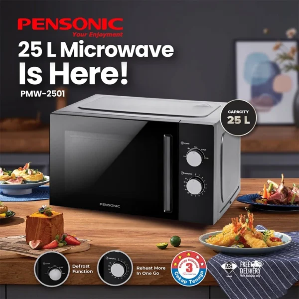 Pensonic Microwave Oven    Ketuhar Gelombang Mikro    PMW 2501
