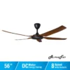 sg-11134201-822xy-mi7hg3cvgdmp97.webp Alpha PRIMA 5B 56 WALNUT MATT BLACK Ceiling Fan 5 Blades 142 cm Motor DC Walnut Matt Black