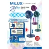 Milux MGF 10 GREEN Stand Fan Gale 90W Green